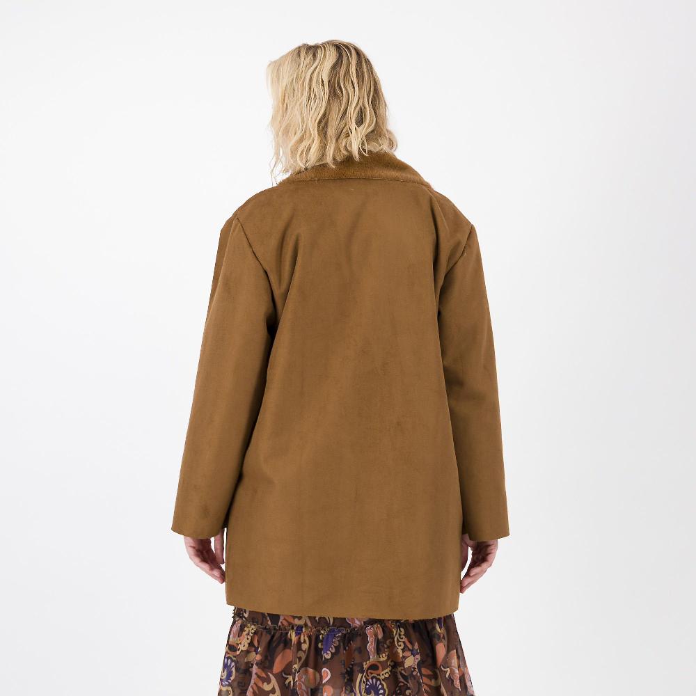 QVC PALAZZO MODA Giubbotto Lungo In Pelo Sintetico