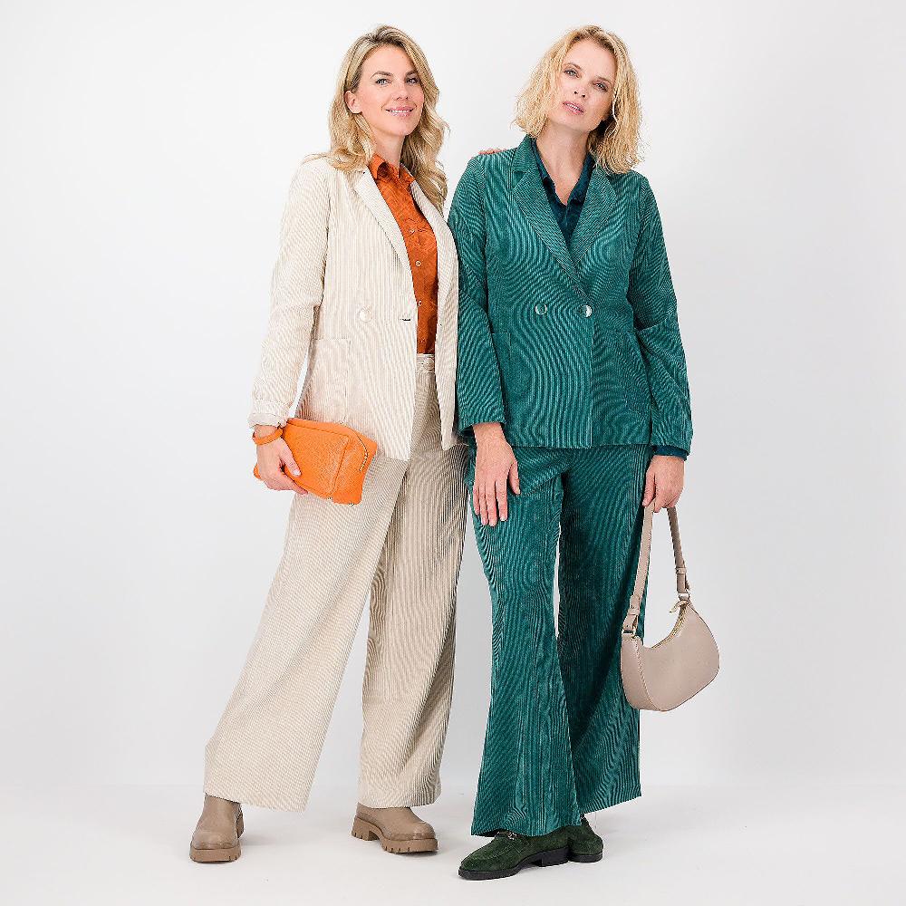 QVC PALAZZO MODA Pantaloni Ampi In Velluto A Coste