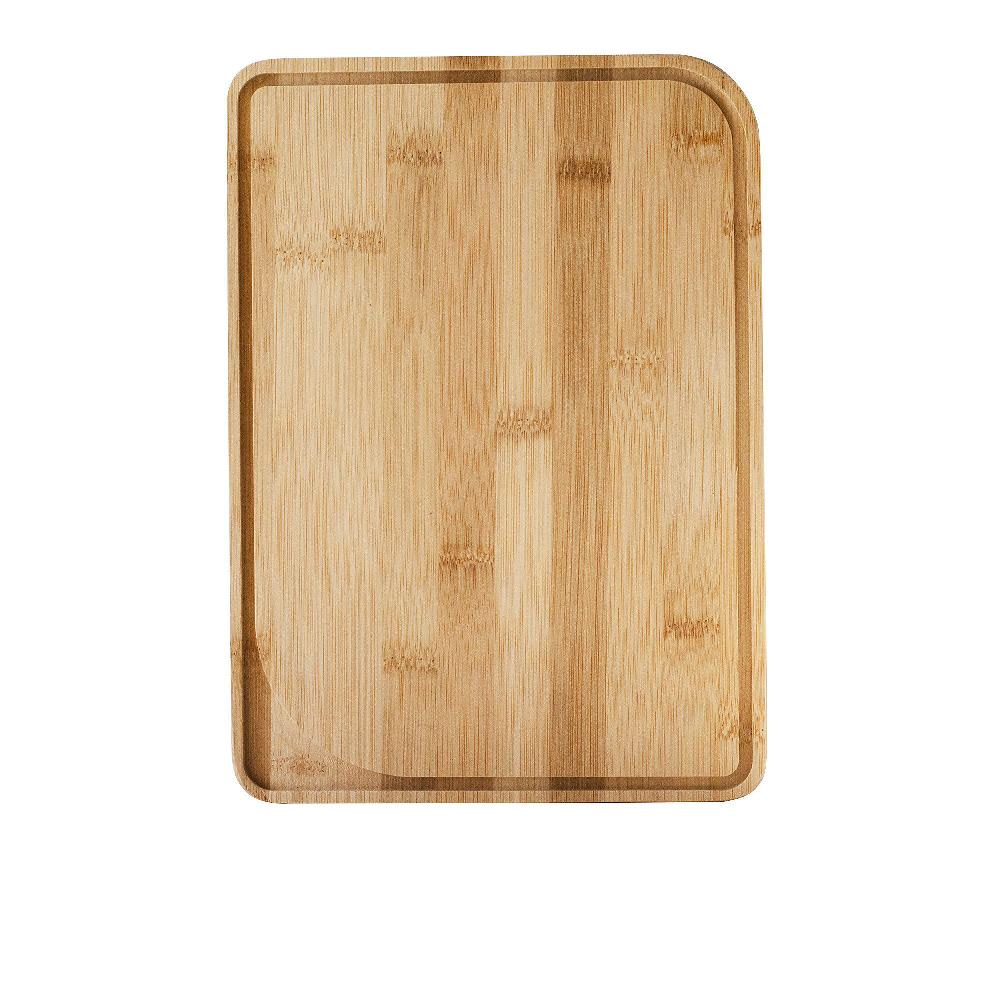 QVC Pebbly Tagliere in bambù rettangolare 26x18 cm