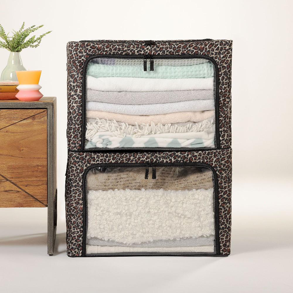 QVC Periea 2 scatole pieghevoli e 6 organizer