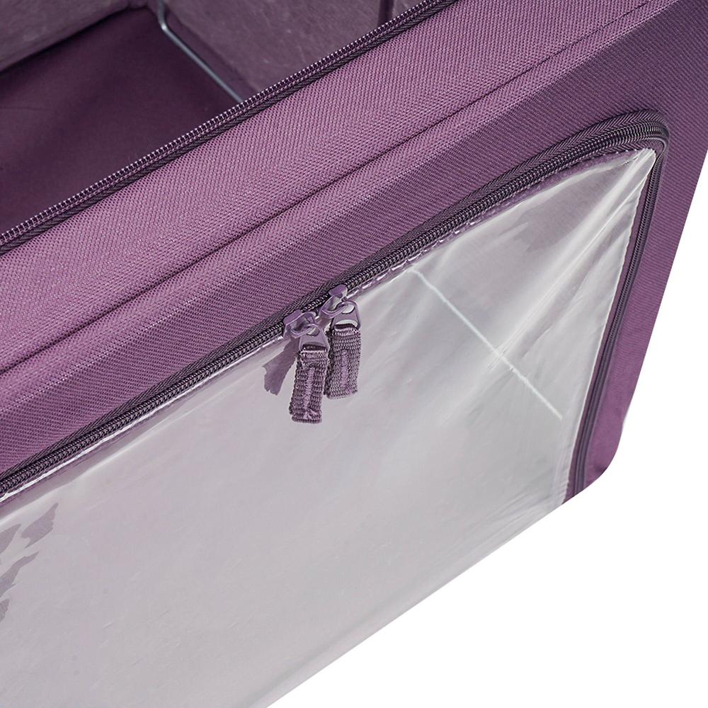 QVC Periea Set 3 Contenitori Pieghevoli In Tessuto