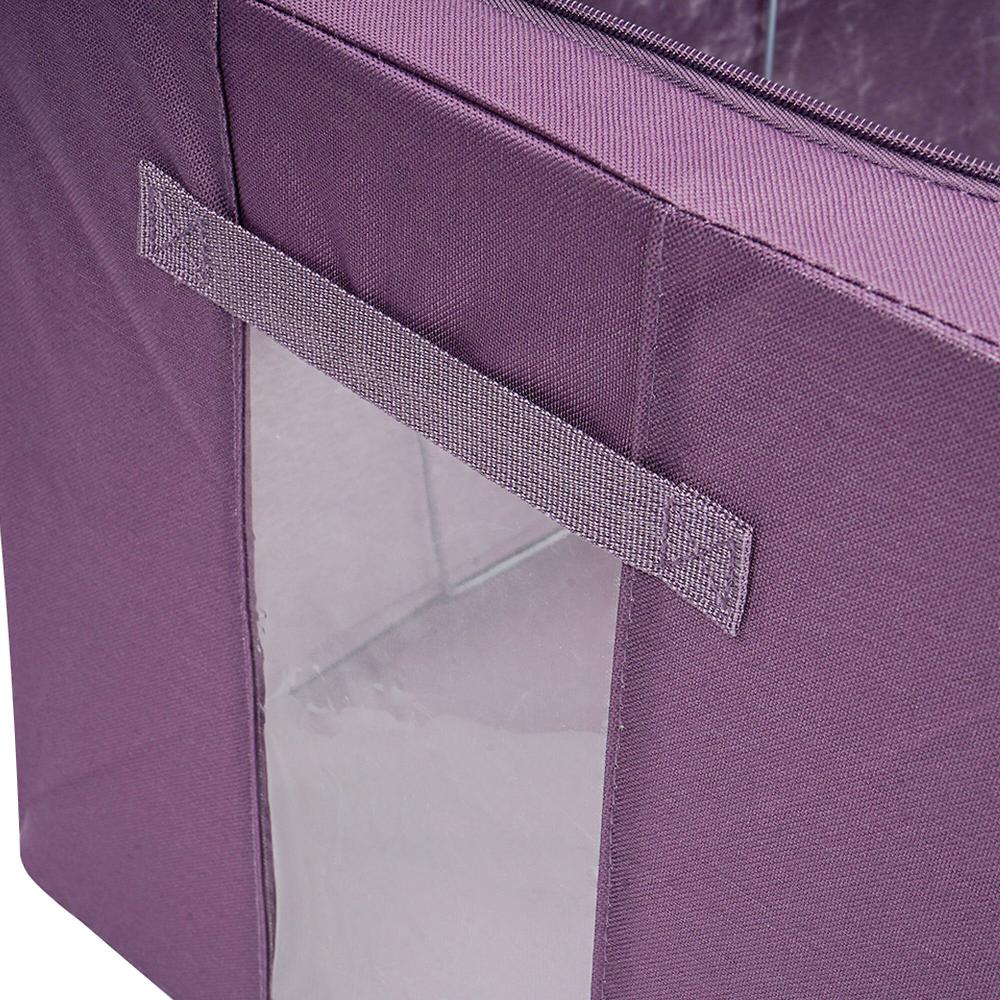 QVC Periea Set 3 Contenitori Pieghevoli In Tessuto