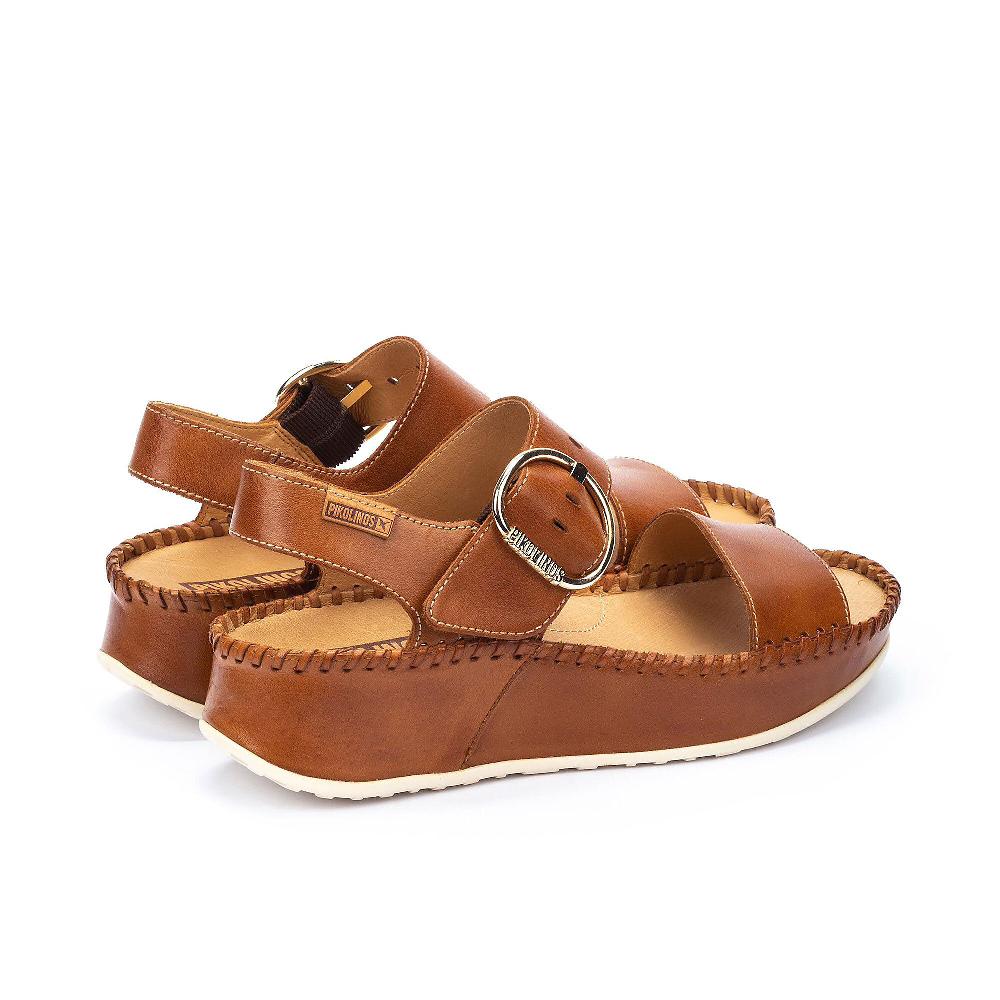 QVC Pikolinos Sandali Con Maxi Fibbia E Zeppa 5 Cm