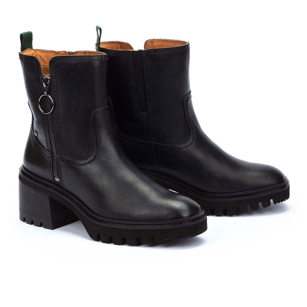 QVC Pikolinos Stivaletti In Pelle Con Tacco 6 5 Cm