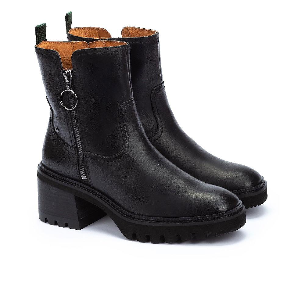 QVC Pikolinos Stivaletti in pelle con tacco 6 5 cm