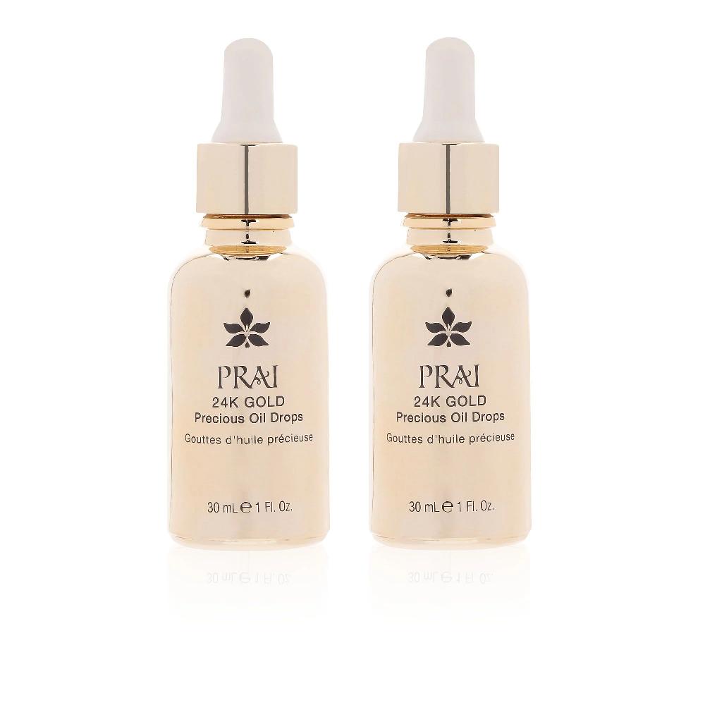 QVC PRAI 24K Gold Precious Oil Drops olio viso (2pz)