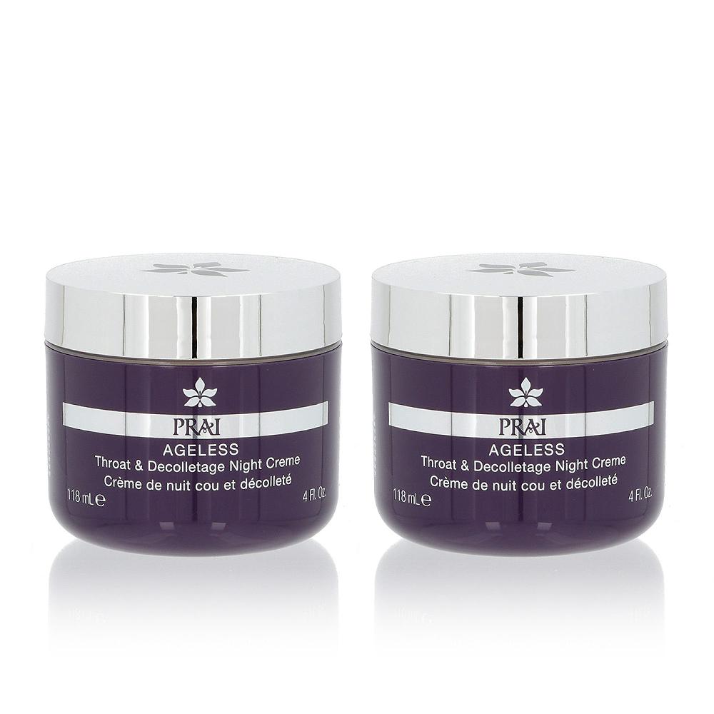 QVC PRAI Ageless Crema notte collo e décolleté 2pz