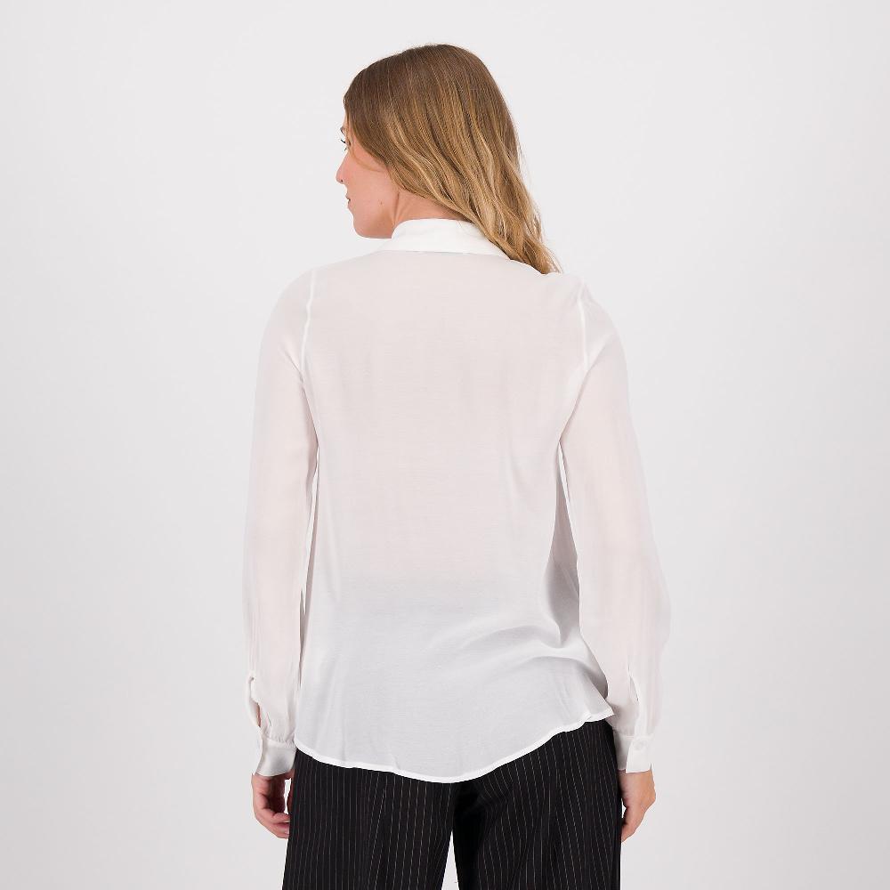 QVC REBEKA ROSS Camicia In Georgette Con Rouches
