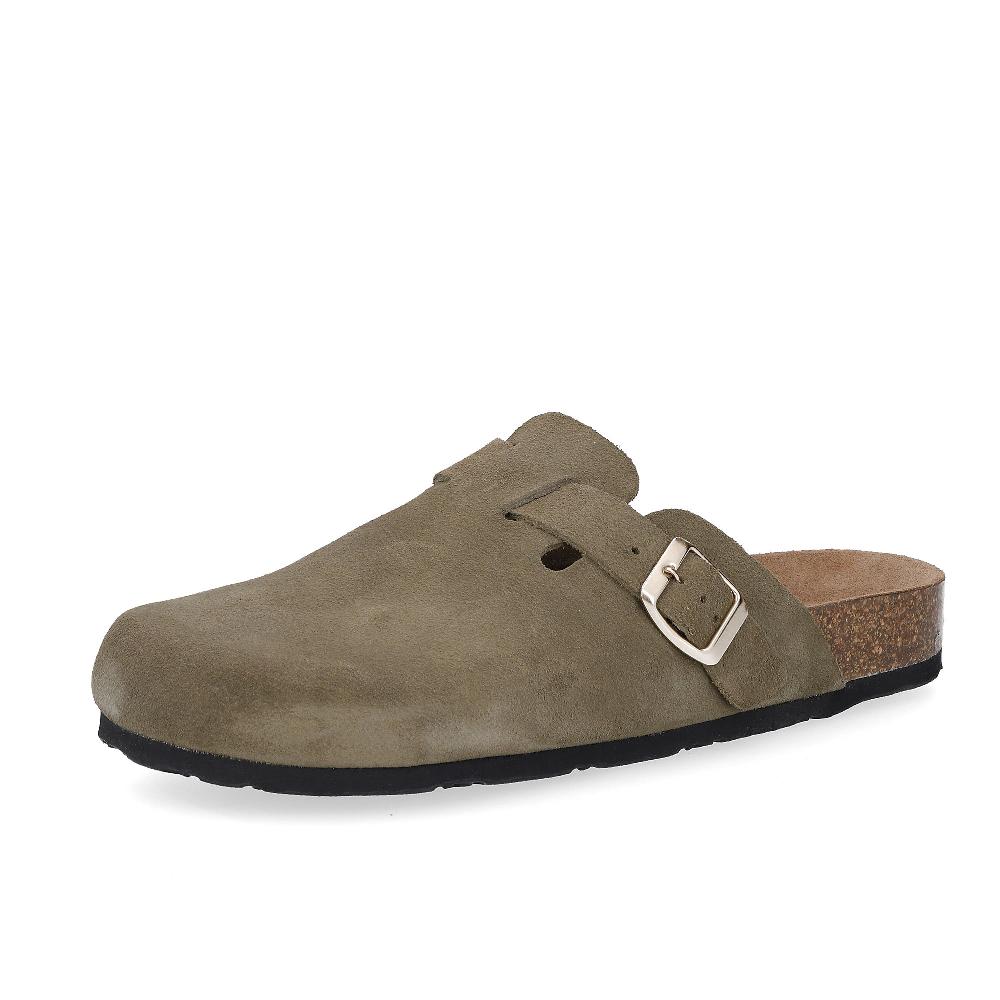 QVC Sabatini Sabot Erica in pelle scamosciata