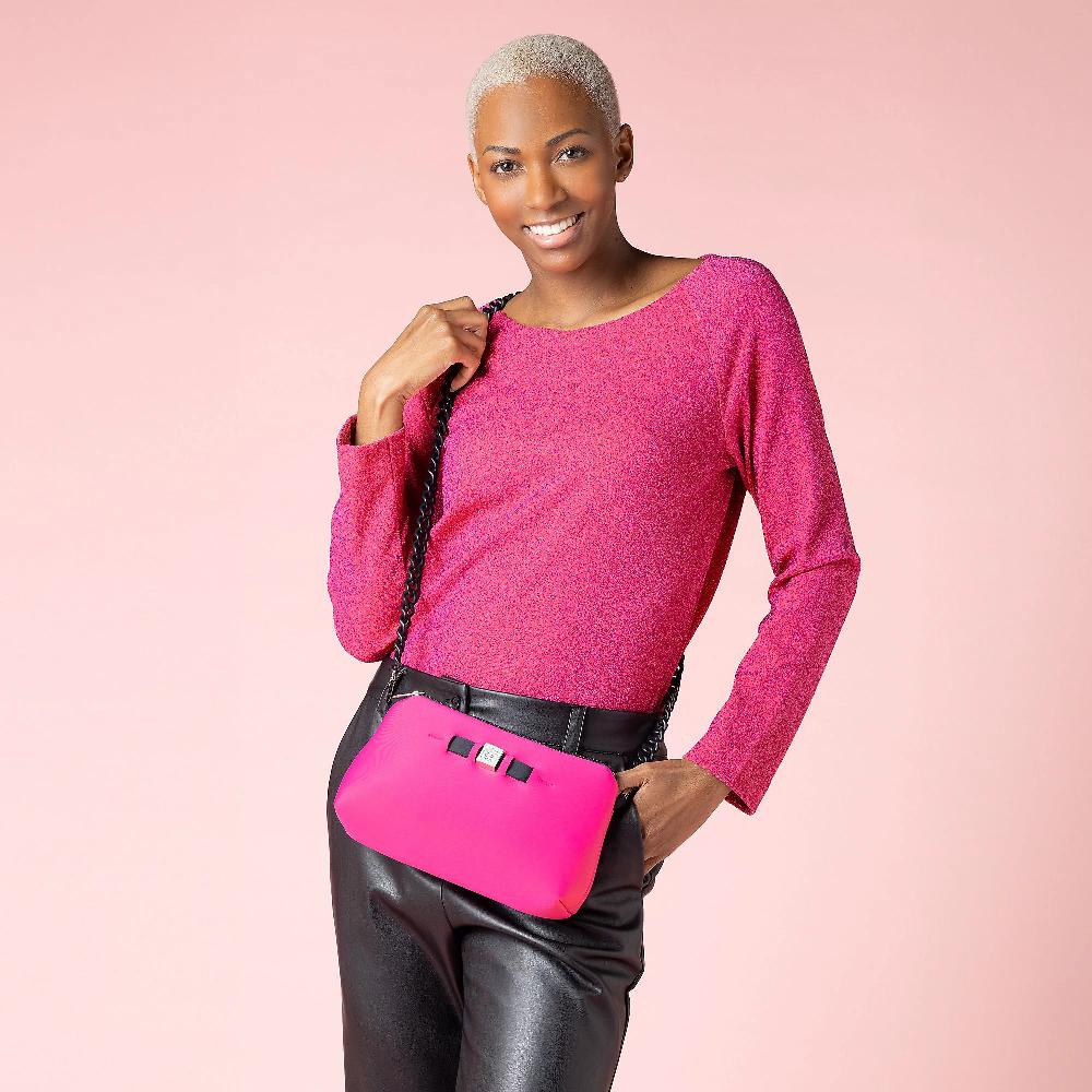 QVC Save my Bag Pochette bombata Nina Medium
