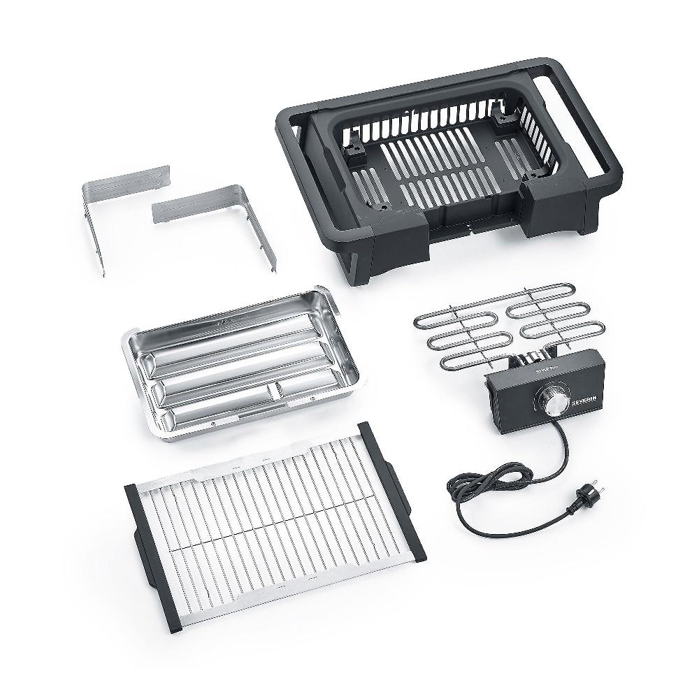 QVC SEVERIN Barbecue Elettrico Da Tavolo Style Evo