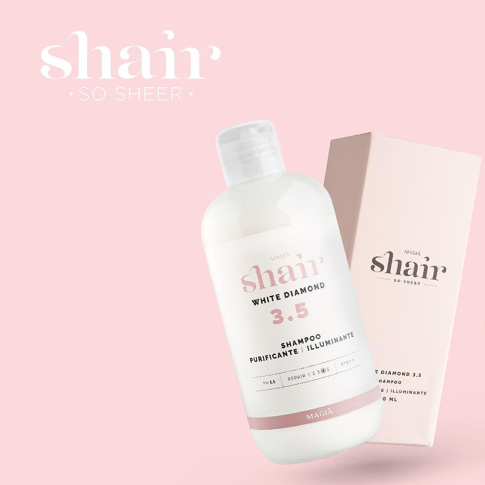 QVC SHAIR White Diamond Shampoo Illuminante Ph 3.5