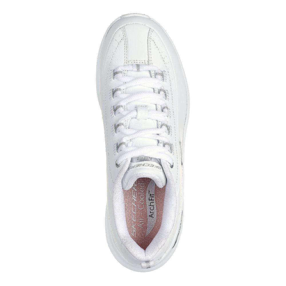 QVC Skechers Sneakers In Pelle Arch Fit 2.0