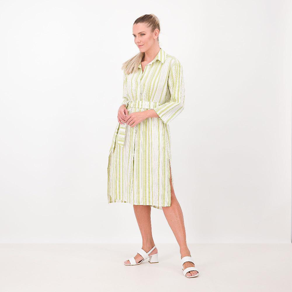 QVC SottoMarino Abito midi chemisier a righe