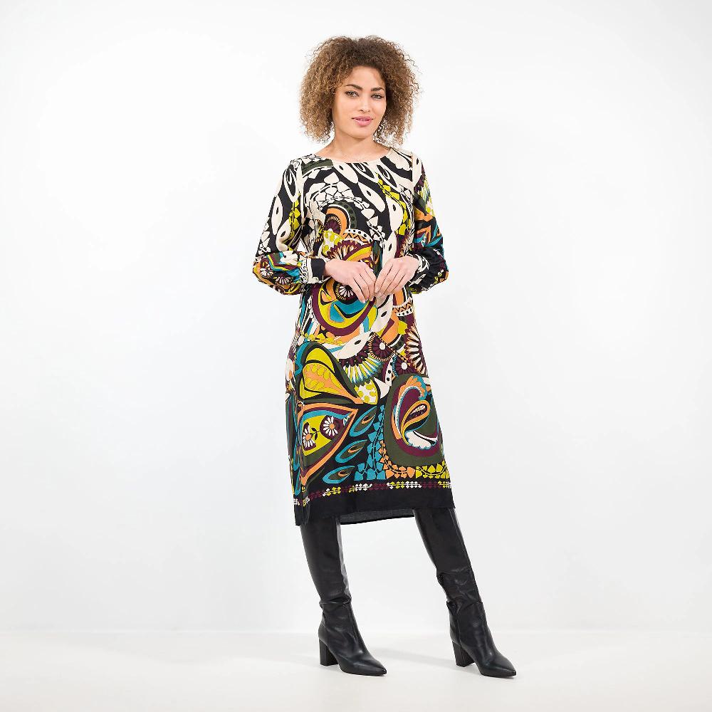 QVC SottoMarino Abito midi in viscosa fantasia