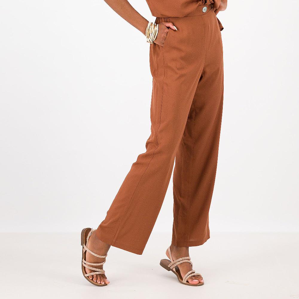 QVC SottoMarino Pantaloni gamba dritta in viscosa