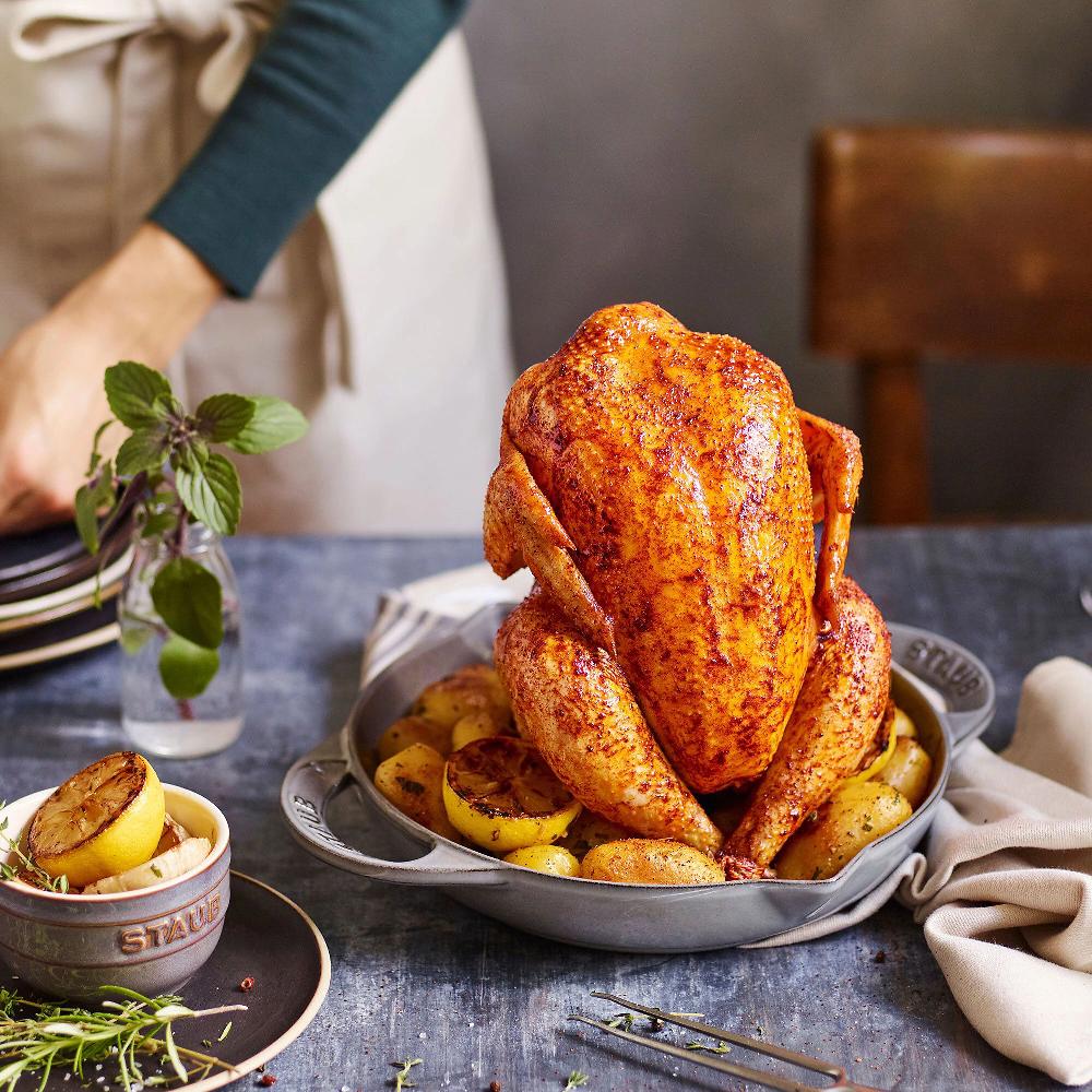 QVC Staub Cuocipollo In Ghisa Smaltata Ø 24 Cm
