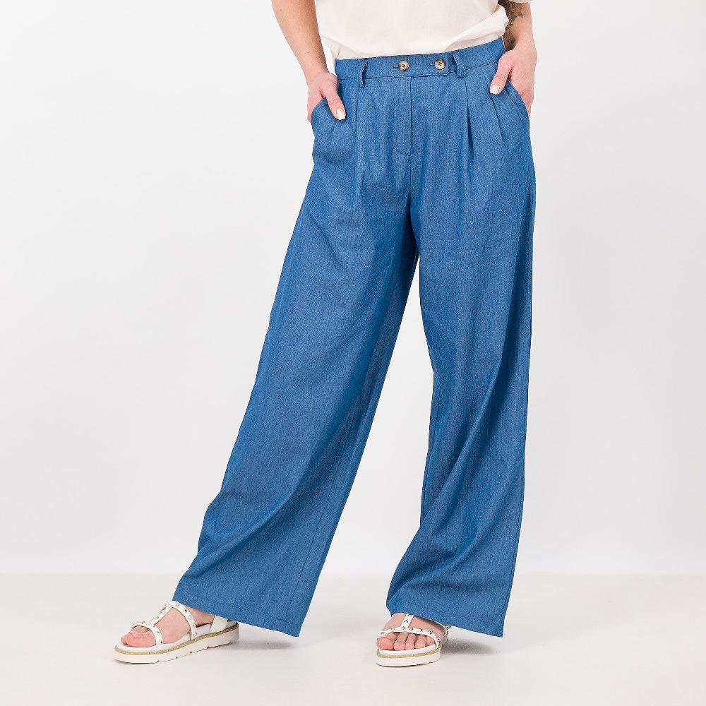 QVC Studio 19 Pantaloni ampi in chambray