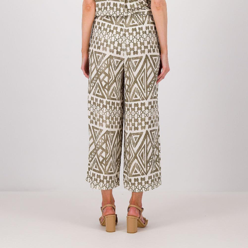 QVC Studio 19 Pantaloni Ampi In Viscosa Fantasia