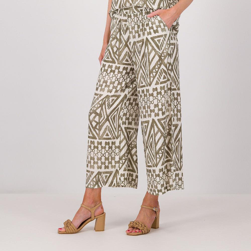 QVC Studio 19 Pantaloni ampi in viscosa fantasia