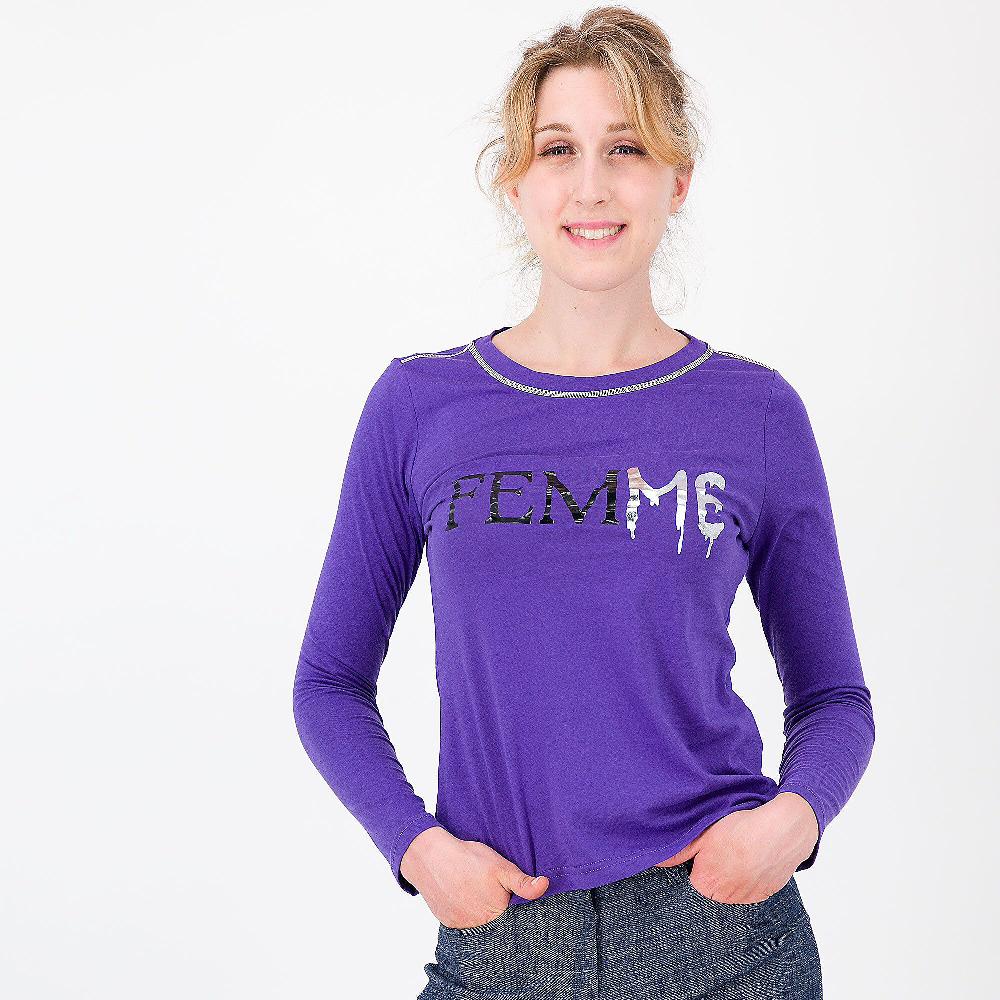 QVC Studio 19 T-shirt Con Stampa E Motivo A Catena