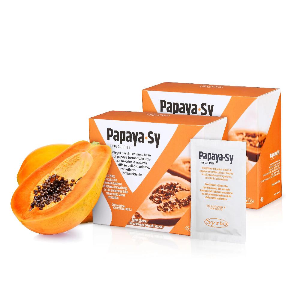 QVC Syrio Papaya-Sy 2 Pz Per Sistema Immunitario