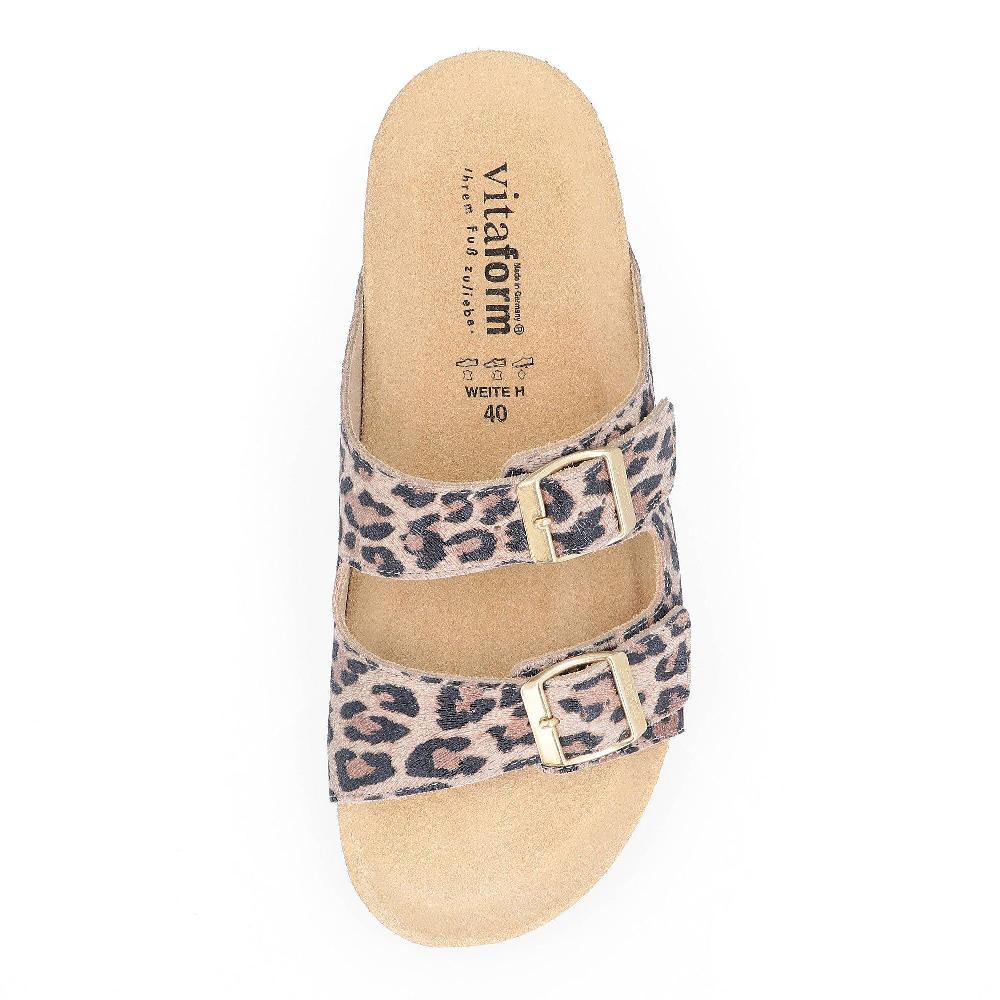 QVC Vitaform Ciabatta In Pelle Con Due Cinturini