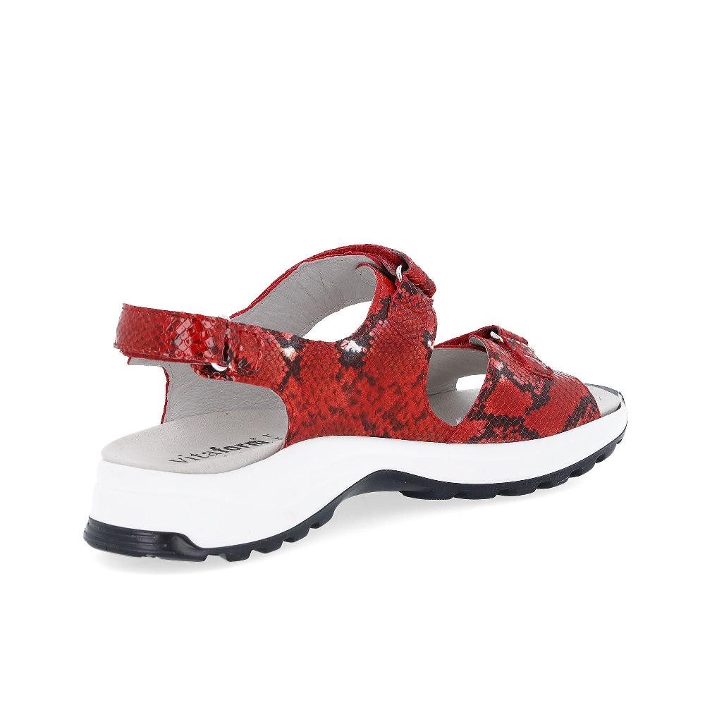 QVC Vitaform Sandali In Pelle Con Effetto Pitonato