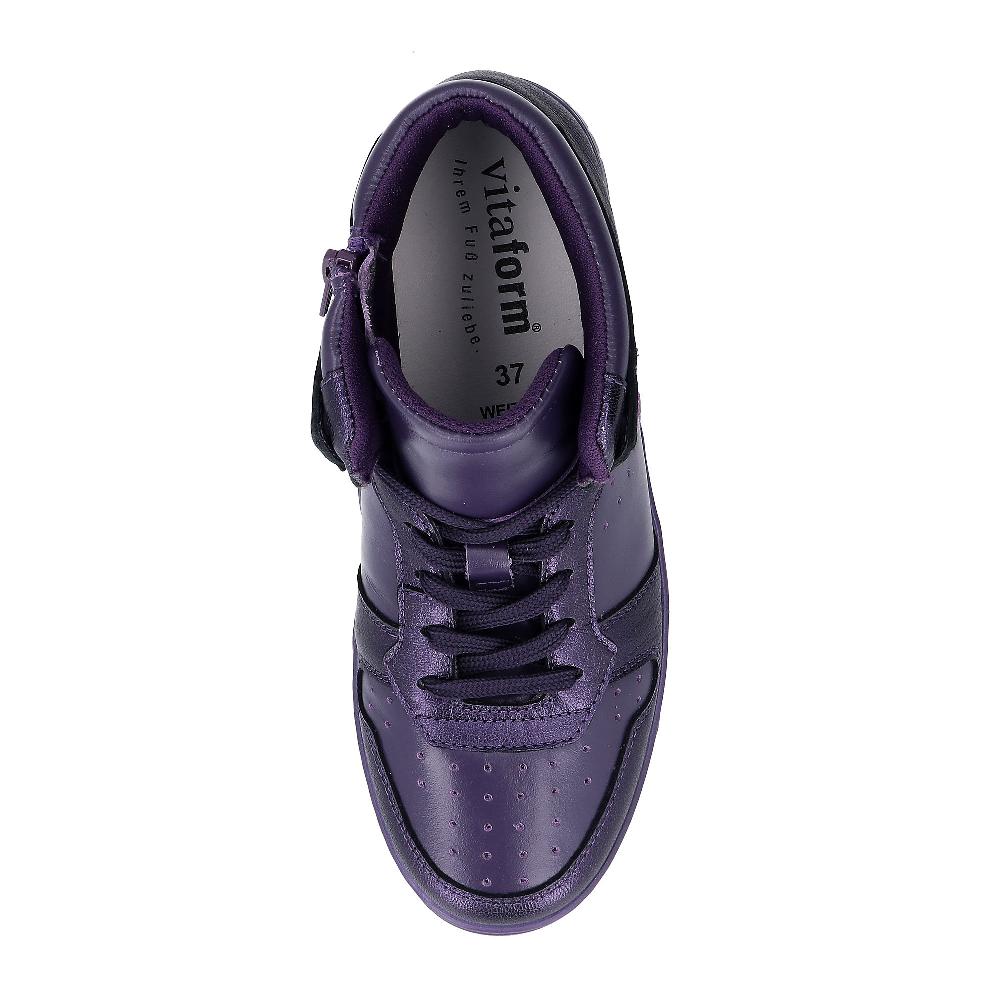 QVC Vitaform Sneakers In Pelle Con Zip Laterale
