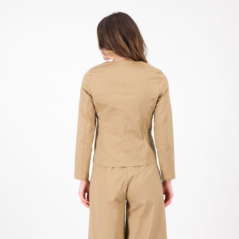 QVC W.I.T.A. Blazer In Gabardina Di Cotone Stretch
