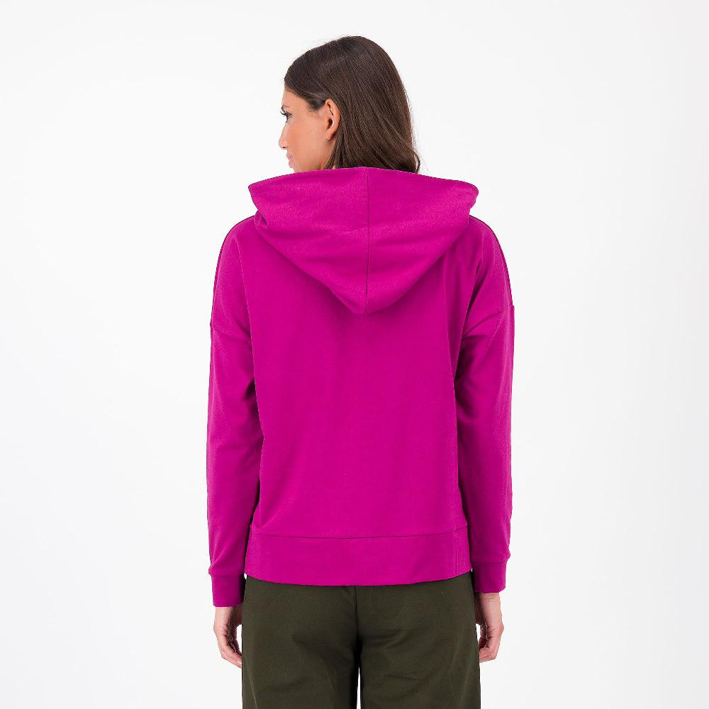 QVC W.I.T.A. Felpa Con Cappuccio In Cotone Garzato
