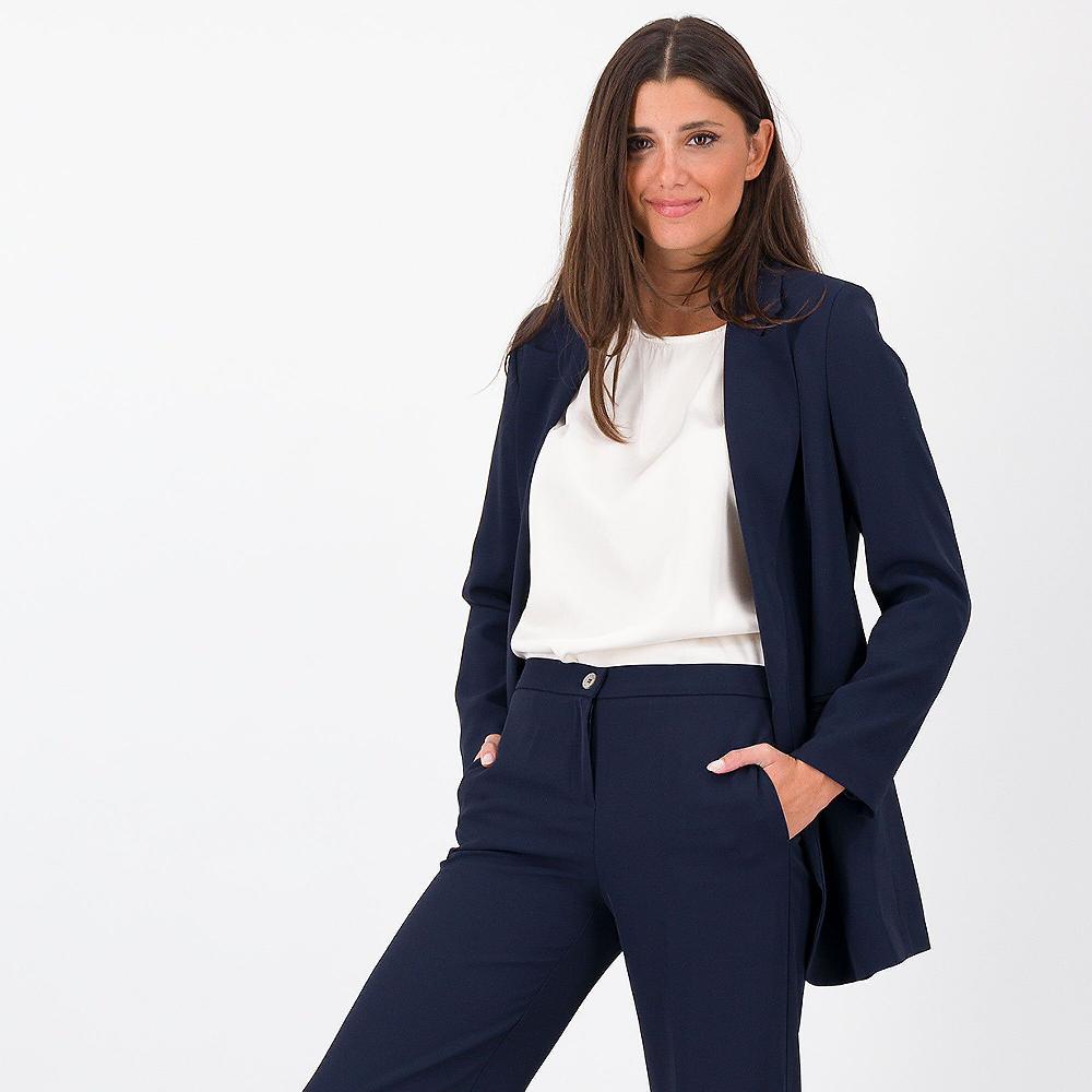 QVC W.I.T.A. Giacca Over In Cady A Un Bottone