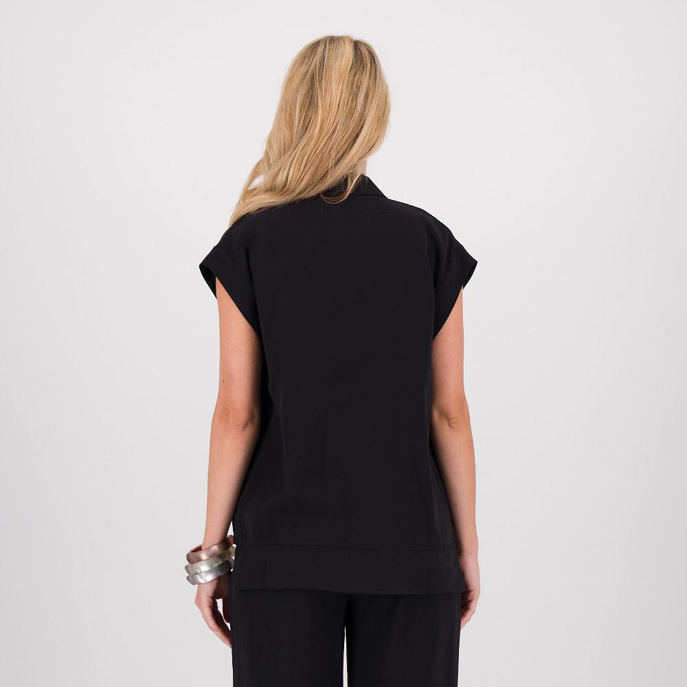 QVC W.I.T.A. Gilet Kimono In Viscosa Effetto Lavato
