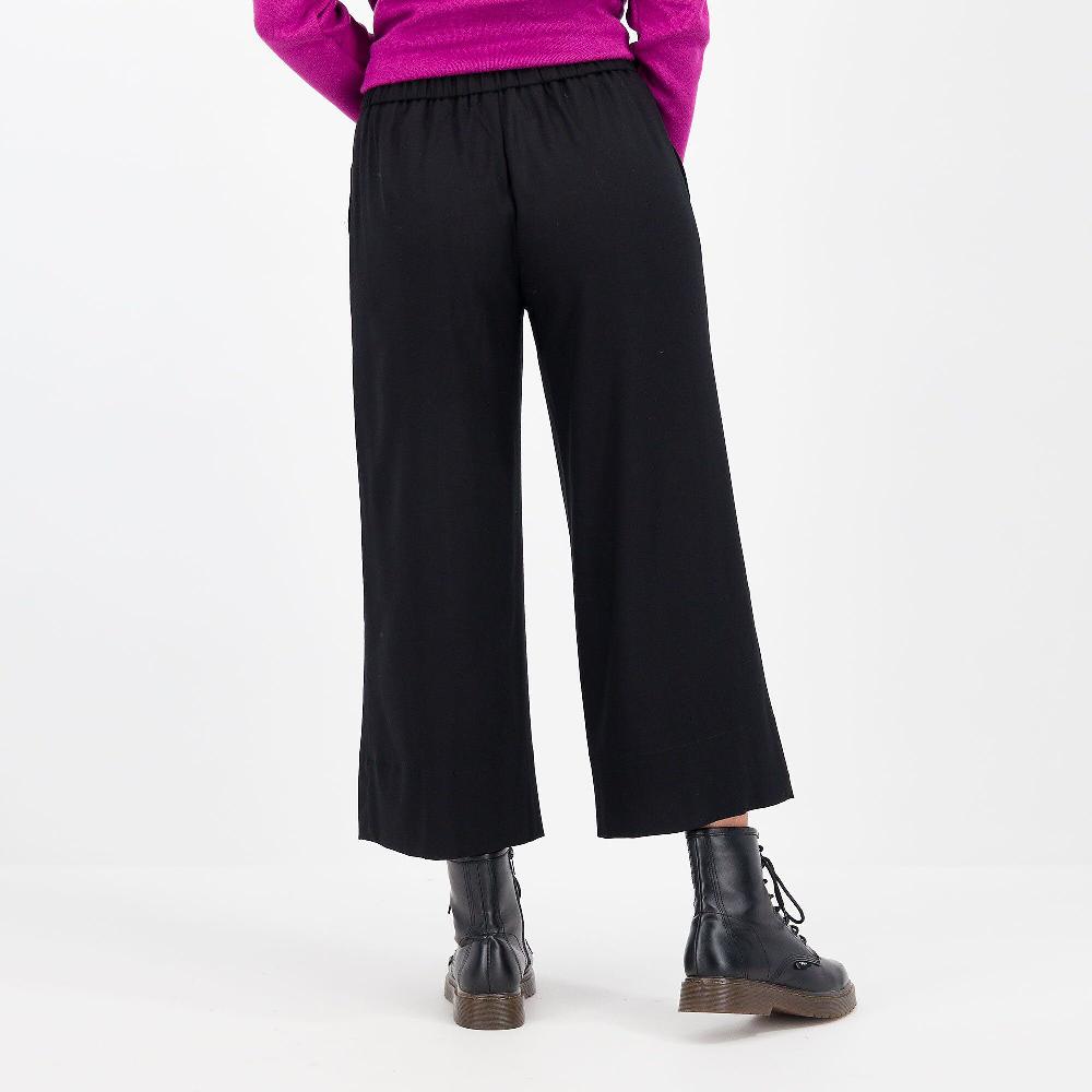 QVC W.I.T.A. Pantaloni Ampi Pull On Con Orlo Alto