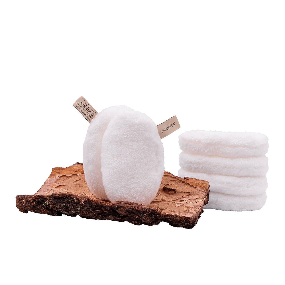 QVC WASCHIES Set 6 Dischetti Struccanti Bianchi