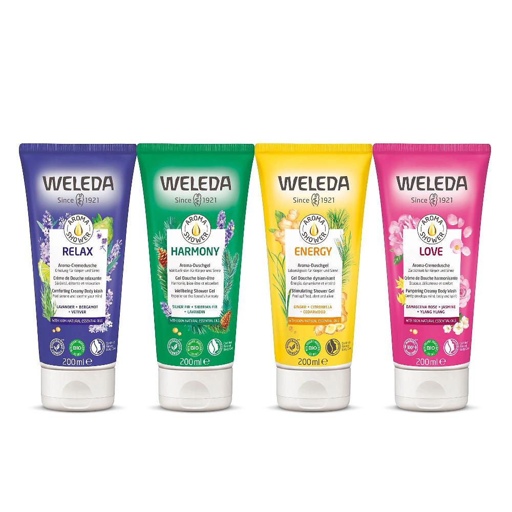 QVC Weleda Aroma Shower Kit 4 bagnoschiuma