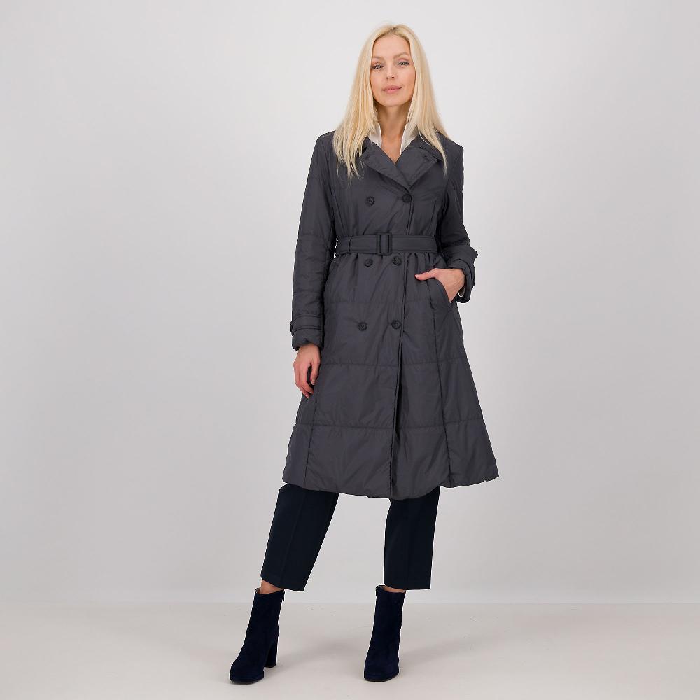 QVC Westland Trench lungo con trapuntatura e rever