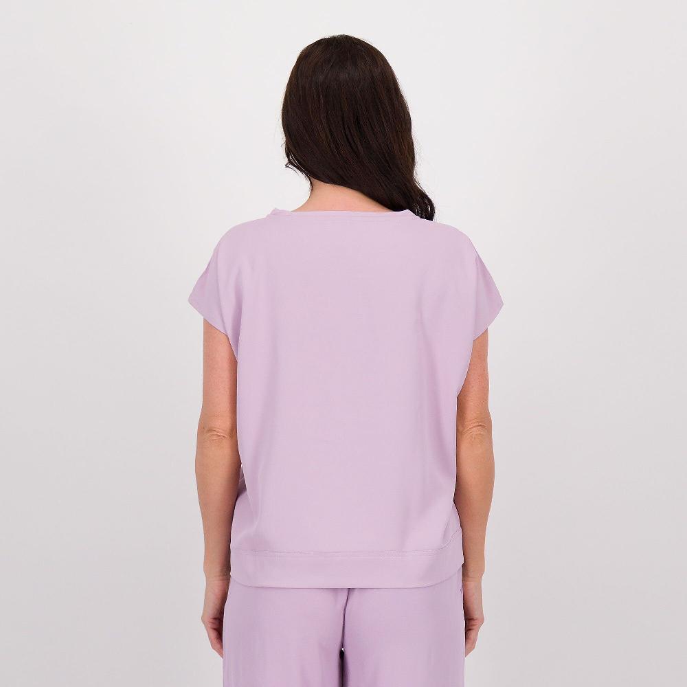 QVC Wynne Layers Maglia Smanicata Con Scollo Tondo