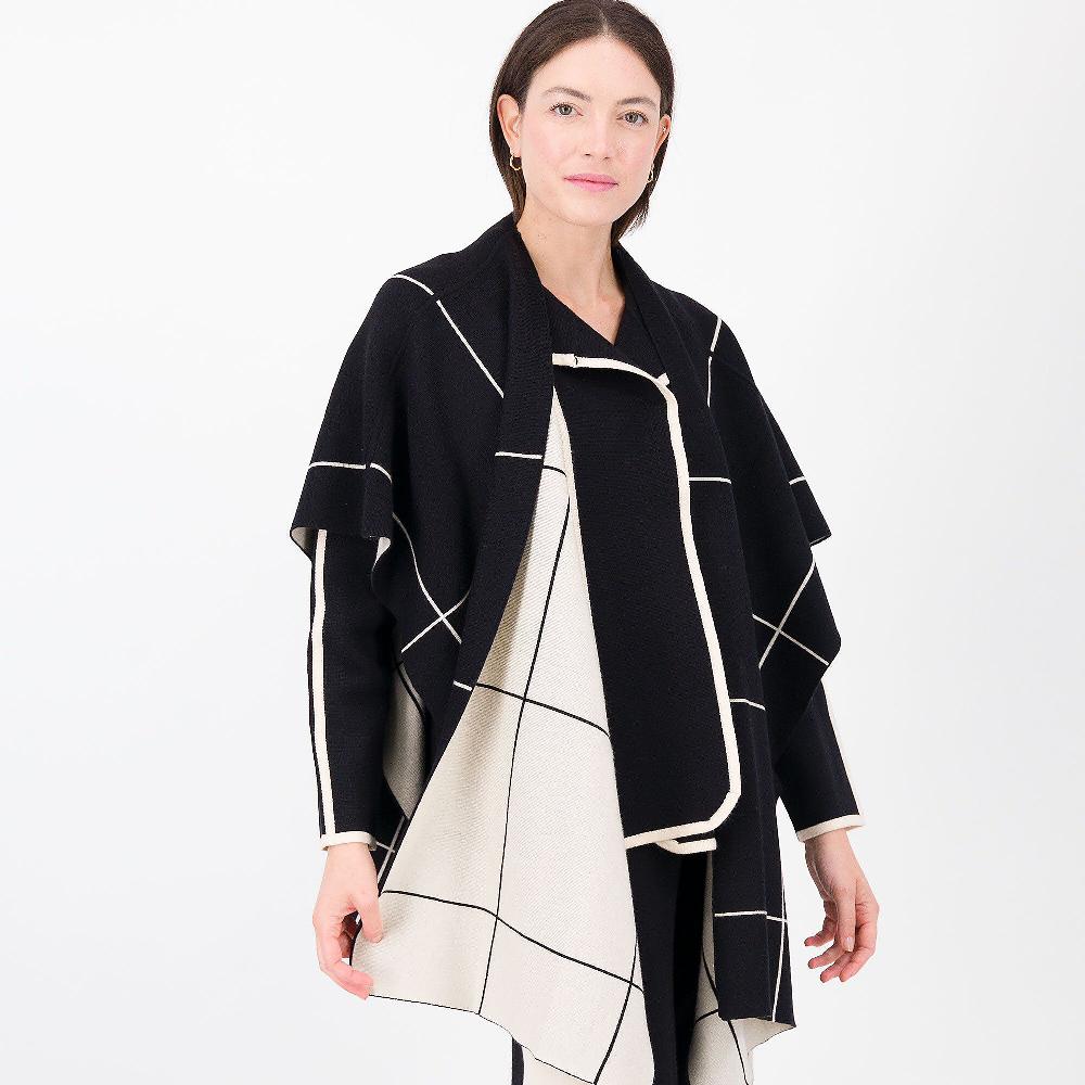 QVC Wynne Layers Poncho Reversibile