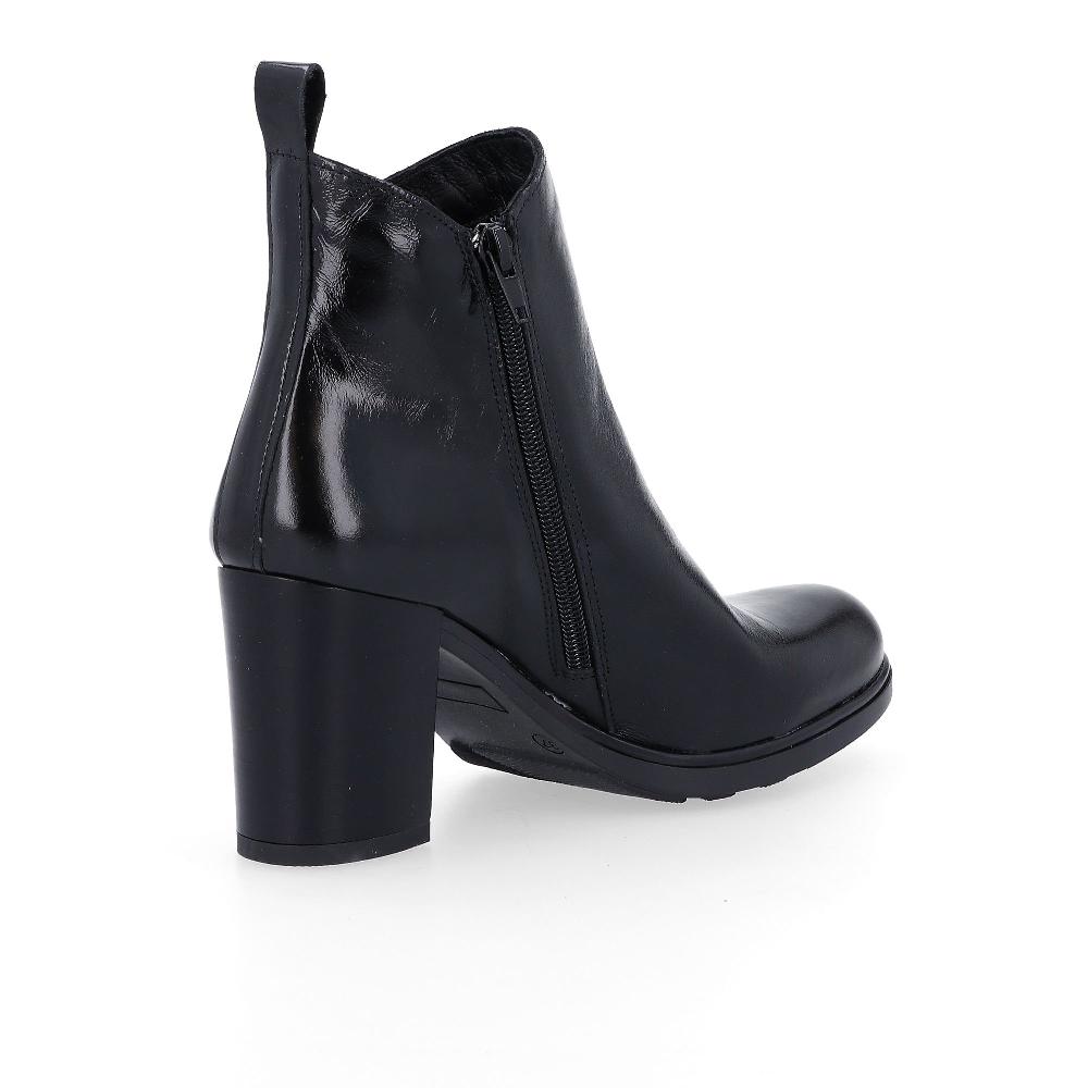 QVC YOKONO Stivaletti In Pelle Con Tacco 8 Cm