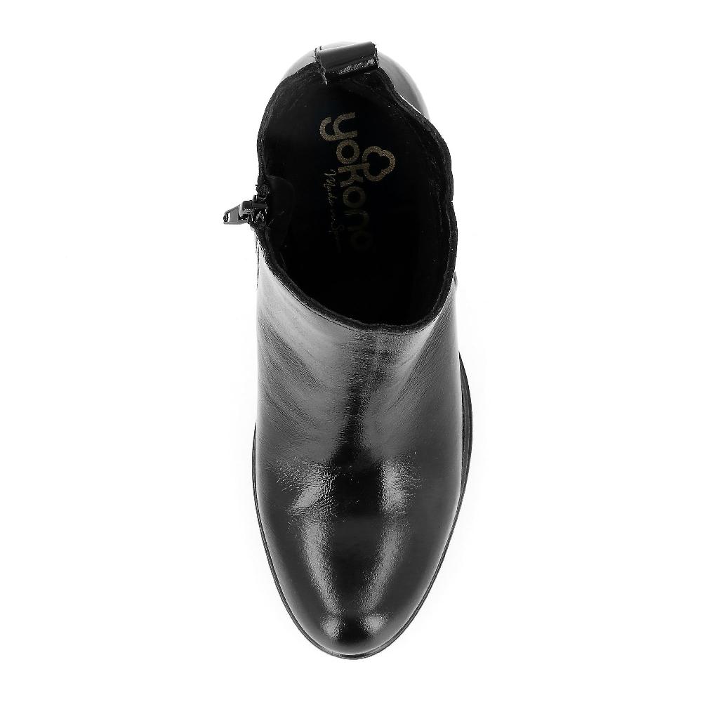 QVC YOKONO Stivaletti In Pelle Con Tacco 8 Cm