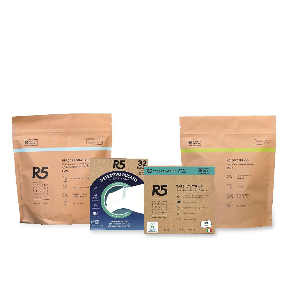 QVC R5 Living Kit Bucato Premium 4 Prodotti Casa E Bucato