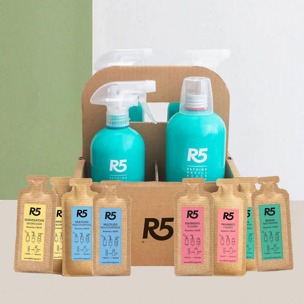 QVC R5 Living Kit Pulizie Casa: Bagno Sgrassatore Multiuso E Pavimenti