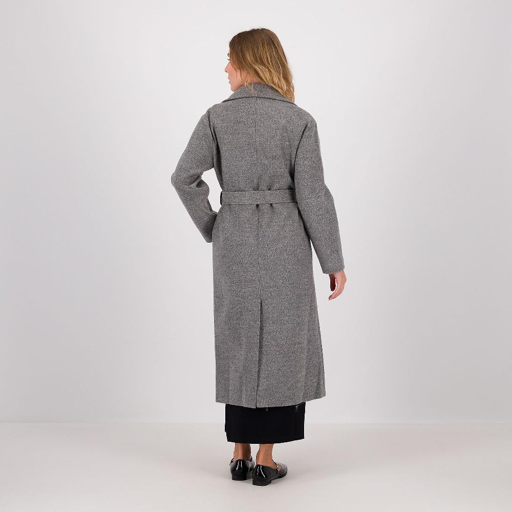 QVC REBEKA ROSS Cappotto A Vestaglia In Panno Tinta Unita Con Cintura In Vita