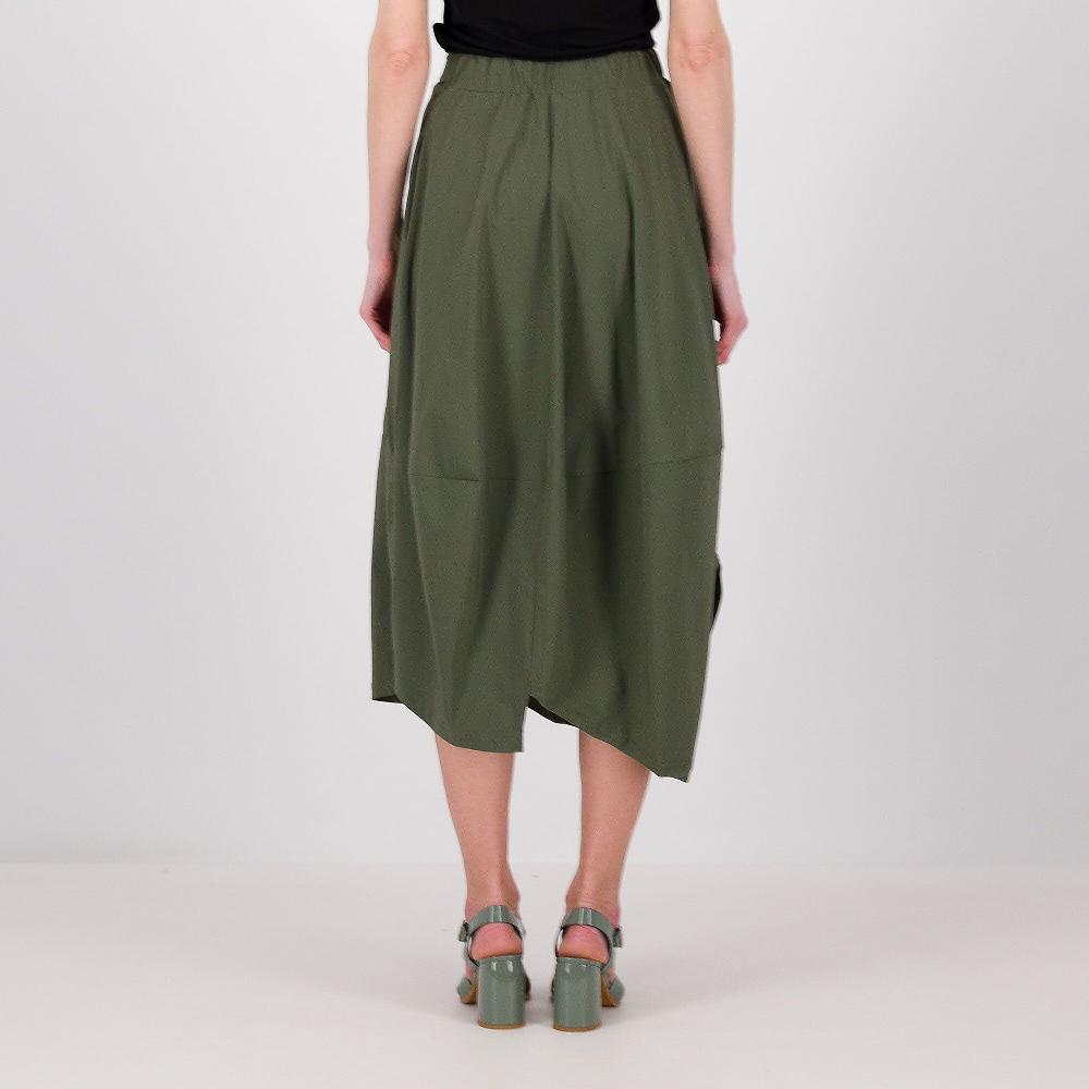 QVC REBEKA ROSS Gonna A Pantaloncino In Bengalina Con Zip