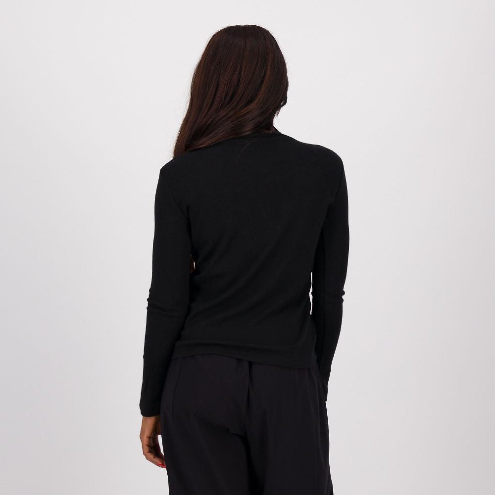 QVC Rebeka Ross Maglia Sagomata In Misto Viscosa Con Maniche Lunghe