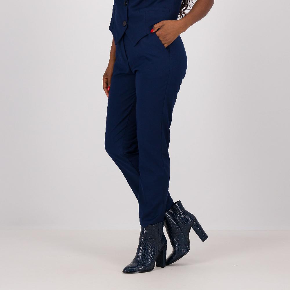 QVC Rebeka Ross Pantaloni con tasche alla francese e vita con passanti