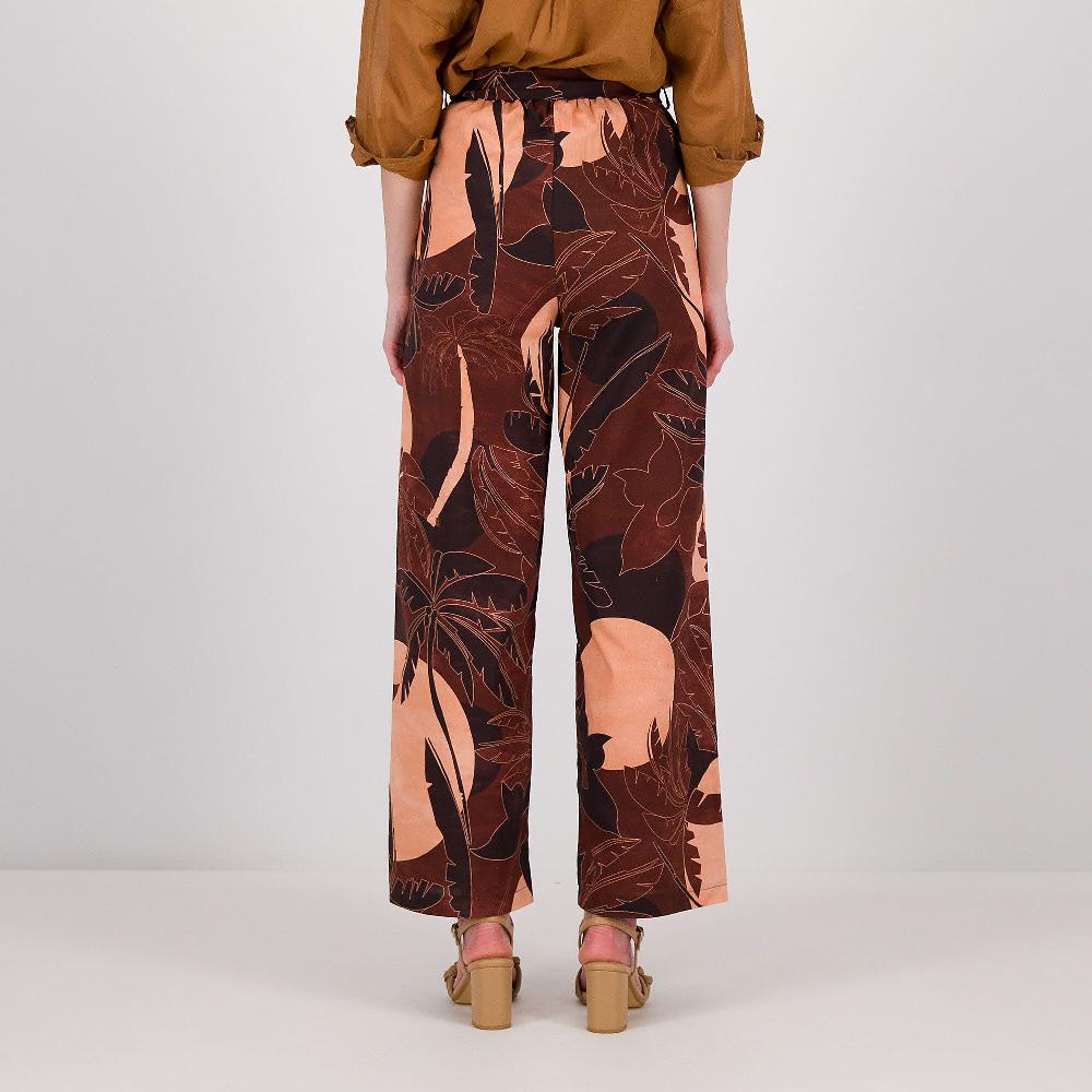 QVC REBEKA ROSS Pantaloni Dritti In Cotone Fantasia