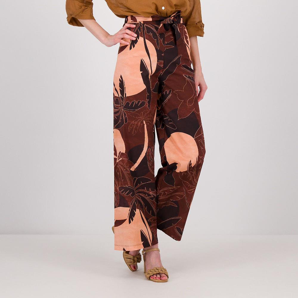 QVC REBEKA ROSS Pantaloni dritti in cotone fantasia