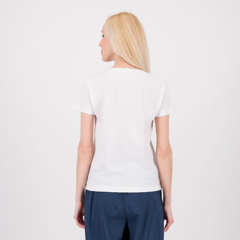 QVC REBEKA ROSS T-shirt Girocollo A Manica Corta In Jersey Di Cotone